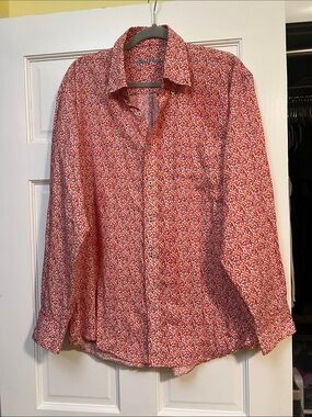 Alan Flusser Linen/Cotton button up shirt